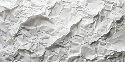 Obraz premium White rough paper texture, white rought grunge wall background, White Paper Texture background. Crumpled white paper abstract shape background with space for text, paper banner