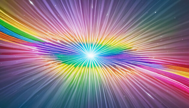 Beautiful rainbow-colored ray background colorful background