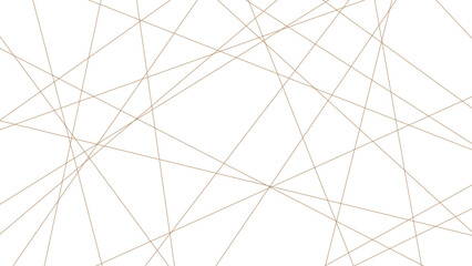 Brown random diagonal line image. Seamless abstract pattern of random lines, texture chaotic line, vector illustration