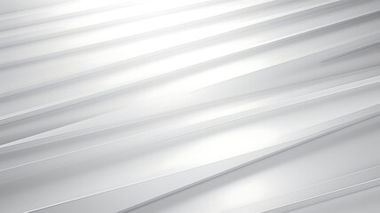 Obraz premium Abstract metallic background with white and gray lines. 3d illustration.