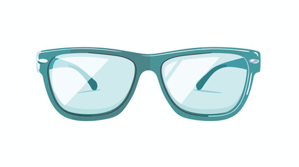 Eyeglasses accessory fashion object element Flat vector