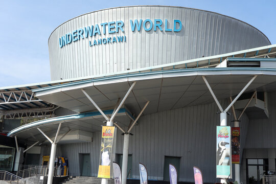 Langkawi, Malaysia March 12, 2024: Underwater World Langkawi is one of the largest marine and freshwater aquariums in Southeast Asia