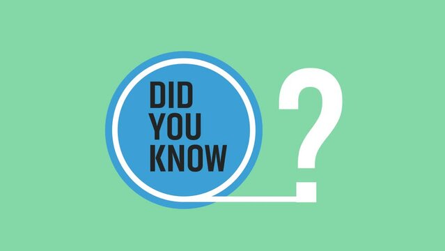 Did you know Animated Design
