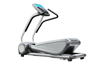 Unplugged Workout: Mobile Fitness. On White or PNG Transparent Background.