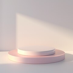 White Circular Object on White Surface