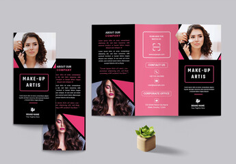 Tri Fold Brochure Design Layout