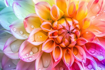 macro close-up photography of vibrant color flower