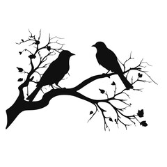 A birds sitting on top of a tree branch