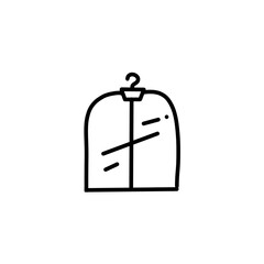 Laundry line icon