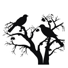 A birds sitting on top of a tree branch