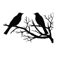 A birds sitting on top of a tree branch