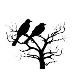 A birds sitting on top of a tree branch