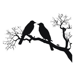 A birds sitting on top of a tree branch