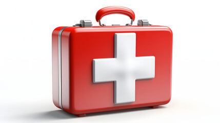 Obraz premium First Aid icon 3d