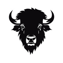 vector illustration tattoo - bison