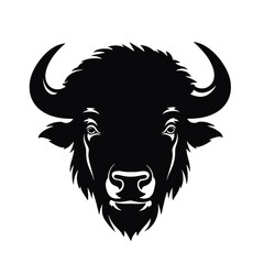 vector illustration tattoo - bison
