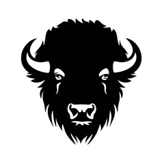 vector illustration tattoo - bison