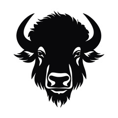 vector illustration tattoo - bison