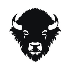 vector illustration tattoo - bison
