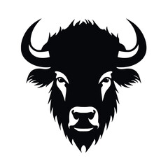 vector illustration tattoo - bison