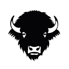 vector illustration tattoo - bison