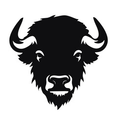 vector illustration tattoo - bison