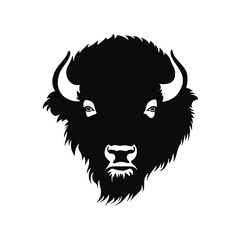 vector illustration tattoo - bison