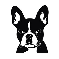 boston terrier Silhouette 