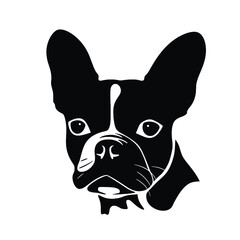 boston terrier Silhouette 