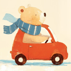 Bear at the Wheel