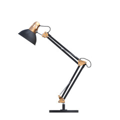 table lamp isolated on transparent background, room lamp, 3D illustration, cg render
