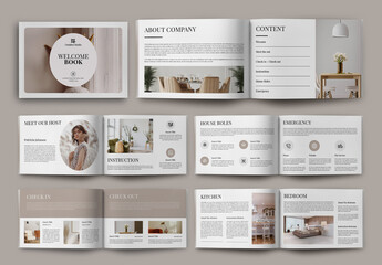 Welcome Book Brochure Layout
