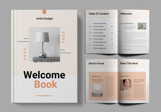 Welcome Book Layout