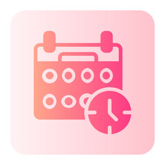 calendar gradient icon