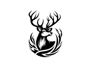 Enchanted Forests: Majestic Deer and Stag Vector Illustrations for Nature-Themed Design
