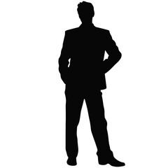 business people silhouette