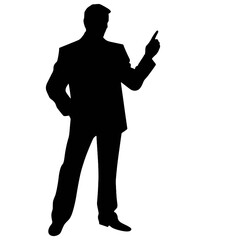 business people silhouette