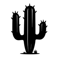 cactus plant Silhouette 