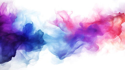 Wave set of abstract colored smoke waves peach Colorful abstract smoke painting ton white and transparent background wavy lines. - obrazy, fototapety, plakaty