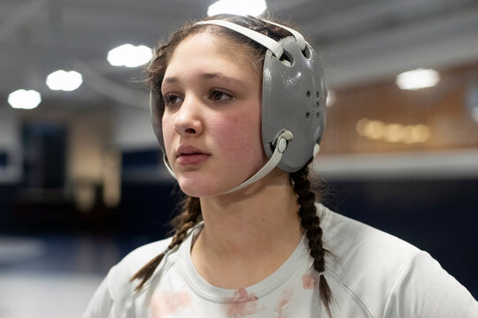 15 year old female  wrestler