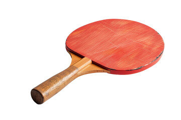 Tennis Paddle On Transparent Background.