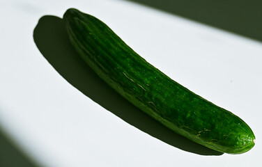 cucumber on a white background
