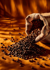 coffee branding image, trendy, modern
