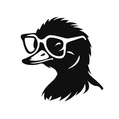 duck with sunglasses