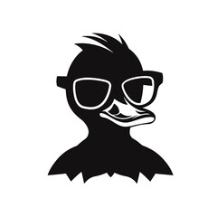 duck with sunglasses