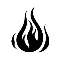 Fire flame Silhouette 