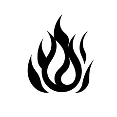 Fire flame Silhouette 