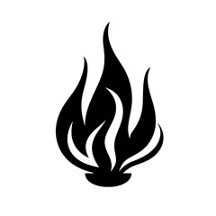 Fire flame Silhouette 