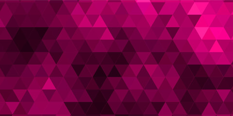 Obraz premium elegant pink geometric background with triangles