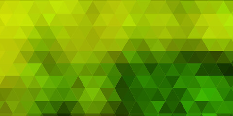 elegant green geometric background with triangles